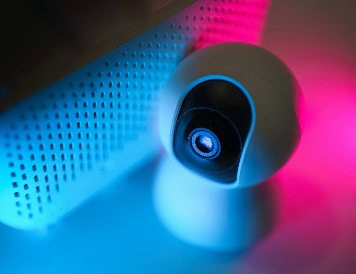 Security smart home monitoring camera.